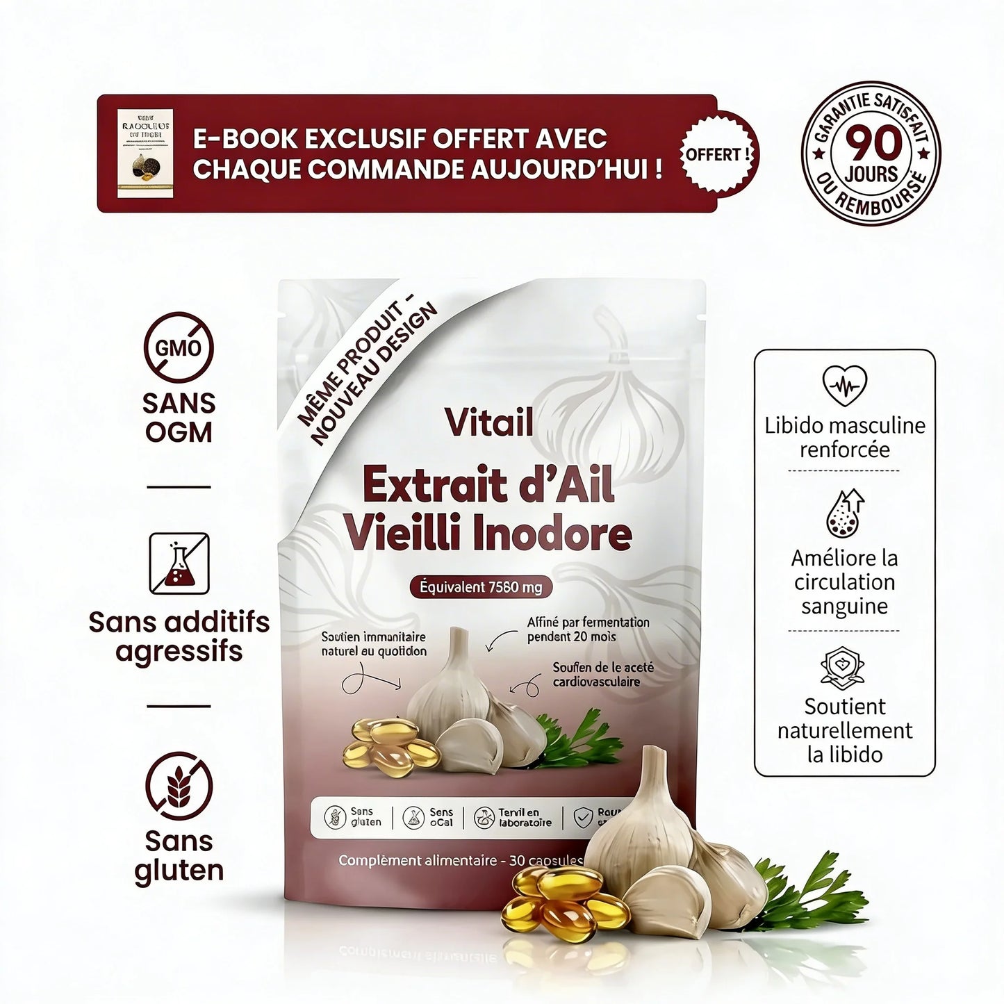 Concentré Érectile à l'Ail Vieilli