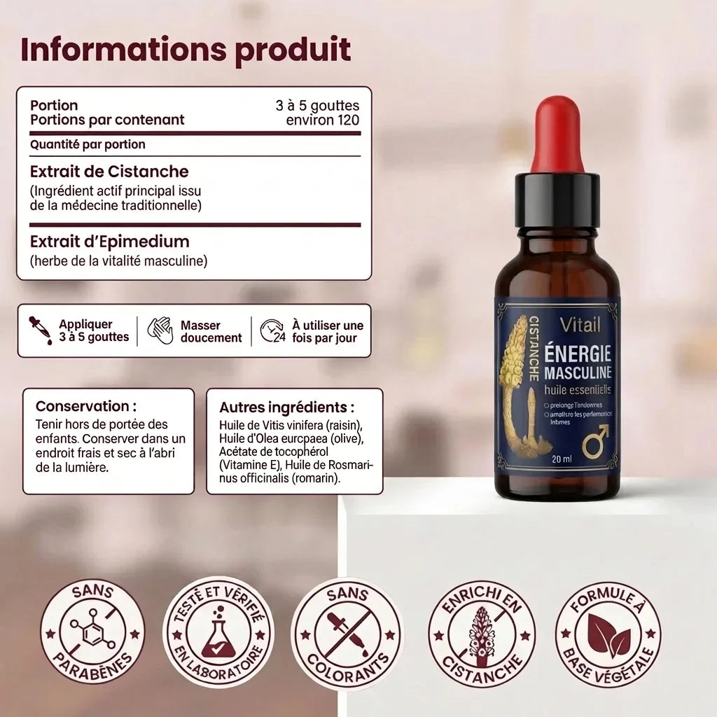 Activant Érectile à la Cistanche