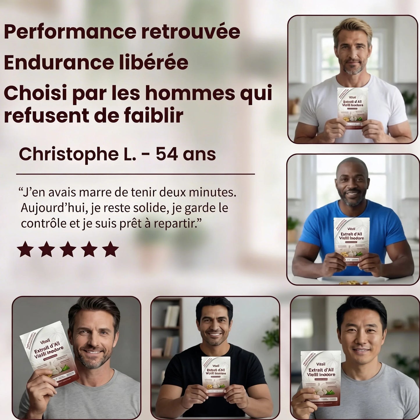 Concentré Érectile à l'Ail Vieilli