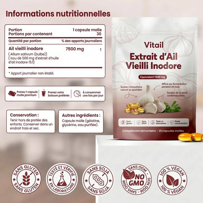 Concentré Érectile à l'Ail Vieilli