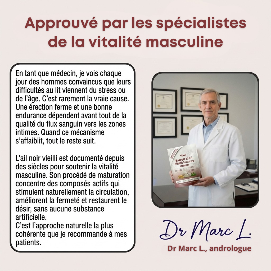 Concentré Érectile à l'Ail Vieilli