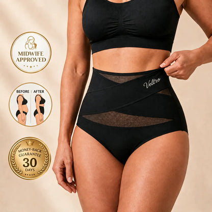 Postpartum shaping brief with 360° cross-bands